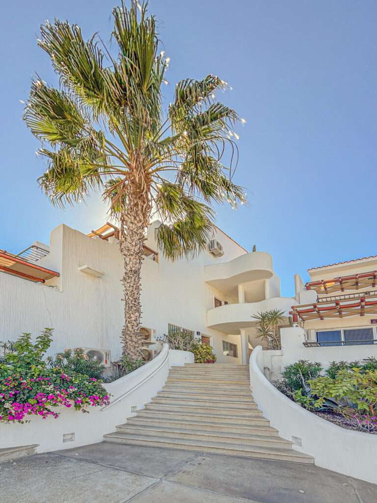 Cabo del Sol Club La Costa Unpack your bags and slip straight into coastal living in this furnished 1/bed, 1/bath second floor condo complete with its own garage. The space comes move in ready with appliances, a water filtration system, and thoughtful touches throughout. With strong rental potential and a location that's hard to beat, this condo sits just steps from Plaza Pescadero, where cafés, shops, and local flavor meet the rhythm of daily life. And when you're craving the ocean? The beach is literally right across the street, calling you out for sunrise walks, sunset cocktails, and everything in between. – 226 Paseo De Los Misiones, San Jose del Cabo, BS