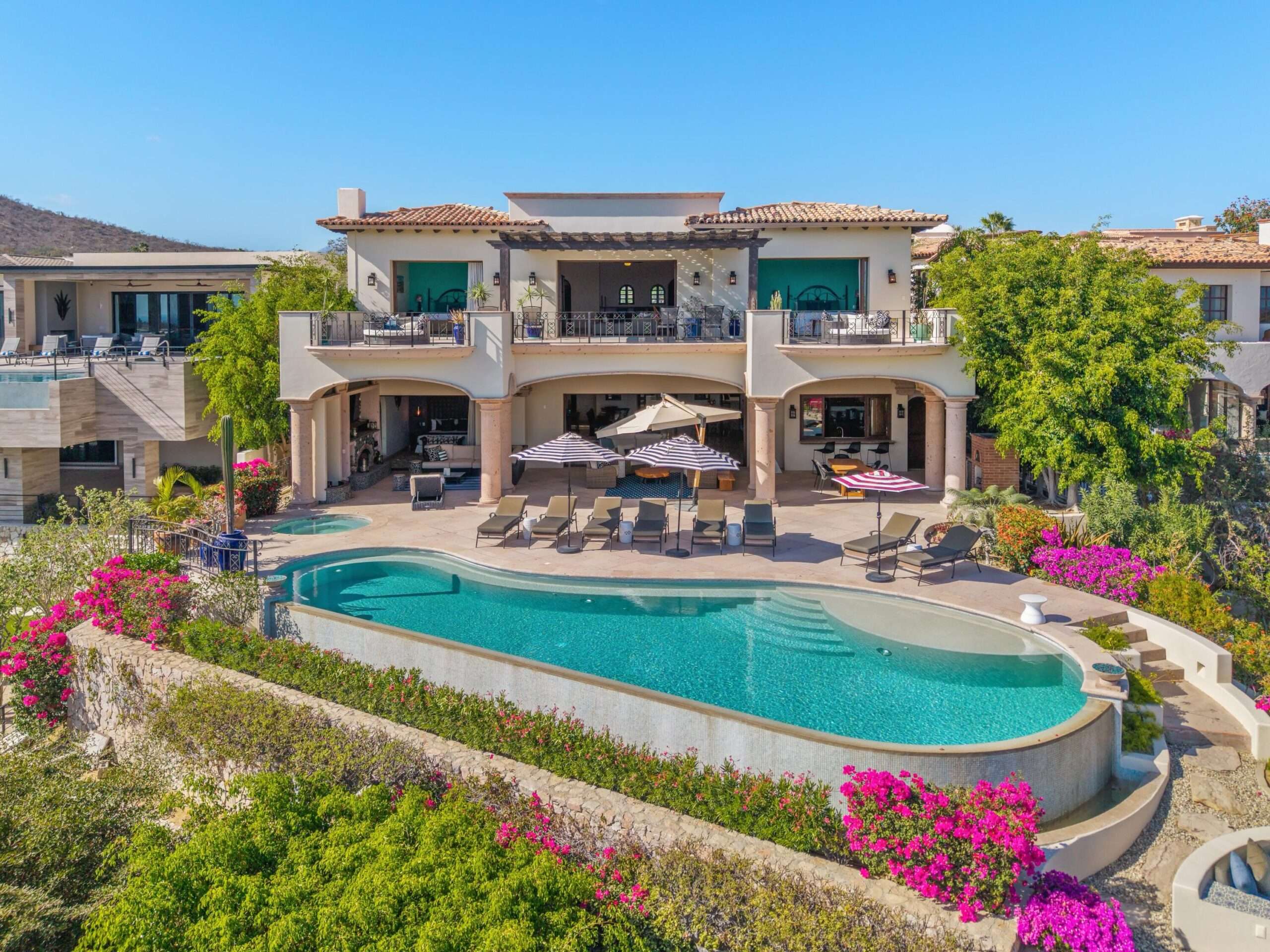 Cabo del Sol Cove Club Casa SerenaAn architectural marvel that seamlessly blends the wonder of the Baja with the beauty and serenity of the Mar de Cortez. Thoughtful sight lines frame beautiful vistas from every room making the home feel like you're living in a resort and private estate at the same time. Designed as a retreat for family and friends by one of the most recognized and renowned architects in Mexico, Jacinto Avalos, Casa Serena blends the attention to detail and fine Mexican craftsmanship appropriately honoring its iconic location. Maintained with an open check book and live in staff, this ocean front masterpiece is now ready for the next fortunate family to make memories and leave their own legacy at Casa Serena. for sale
