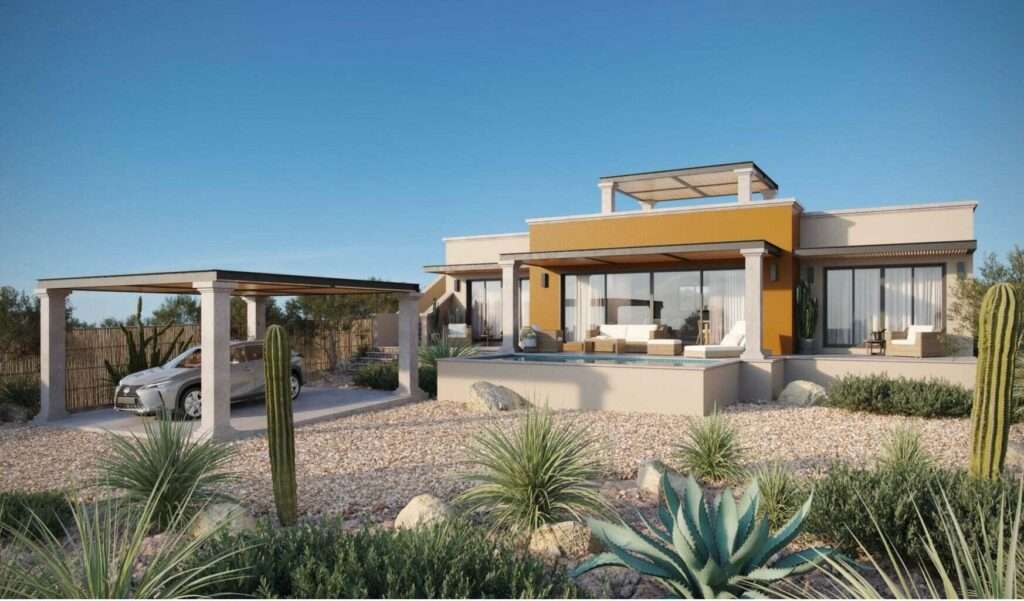 Cabo del Sol Jacarandas 🏡 ¡Casa en venta en Jacarandas! 🌿✨Descubre tu nuevo hogar, esta propiedad está lista para habitarse y cuenta con excelentes detalles que marcan la diferencia.🔹 Características principales:• 3 recámaras • 2 baños completos• Cocina integral 💎 Recámara principal:• Clóset con excelente capacidad• Peinador integrado con lámpara• Iluminación interior en clóset y área de peinador• Baño privado con cancel🌳 Exterior y extras:• 4 minisplits inverter • Patio frontal con césped sintético• Pérgola delantera y trasera, ideal para reuniones o descanso• Cisterna de 5,000 litros• Tinaco de 1,100 litros💰 Precio: – Casa Gloria, Pacific, BS