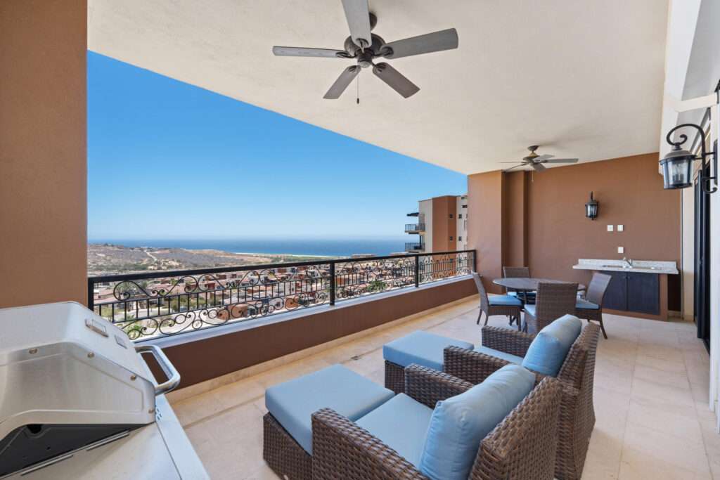 Cabo del Sol Miro Los Cabos BEST PRICED CONDO IN MIRO LOS CABOS , WHERE STYLE, VALUE & CABO LIVING COME TOGETHER.Some properties simply feel right the moment you walk in... and Condo Catalan 3B is one of them.Perched on the third floor in the sought-after MIRO Los Cabos community, this beautifully furnished 2-bedroom, 2-bath residence captures the essence of relaxed luxury in Cabo's prestigious Sunset area, right beside the exclusive Quivira community.From the moment you enter, warm natural light, tasteful modern décor, and an effortless indoor-outdoor flow create a sense of comfort and tranquility. Step onto your private balcony and take in sweeping mountain – Copala Quivira, Pacific, Pacific, BS