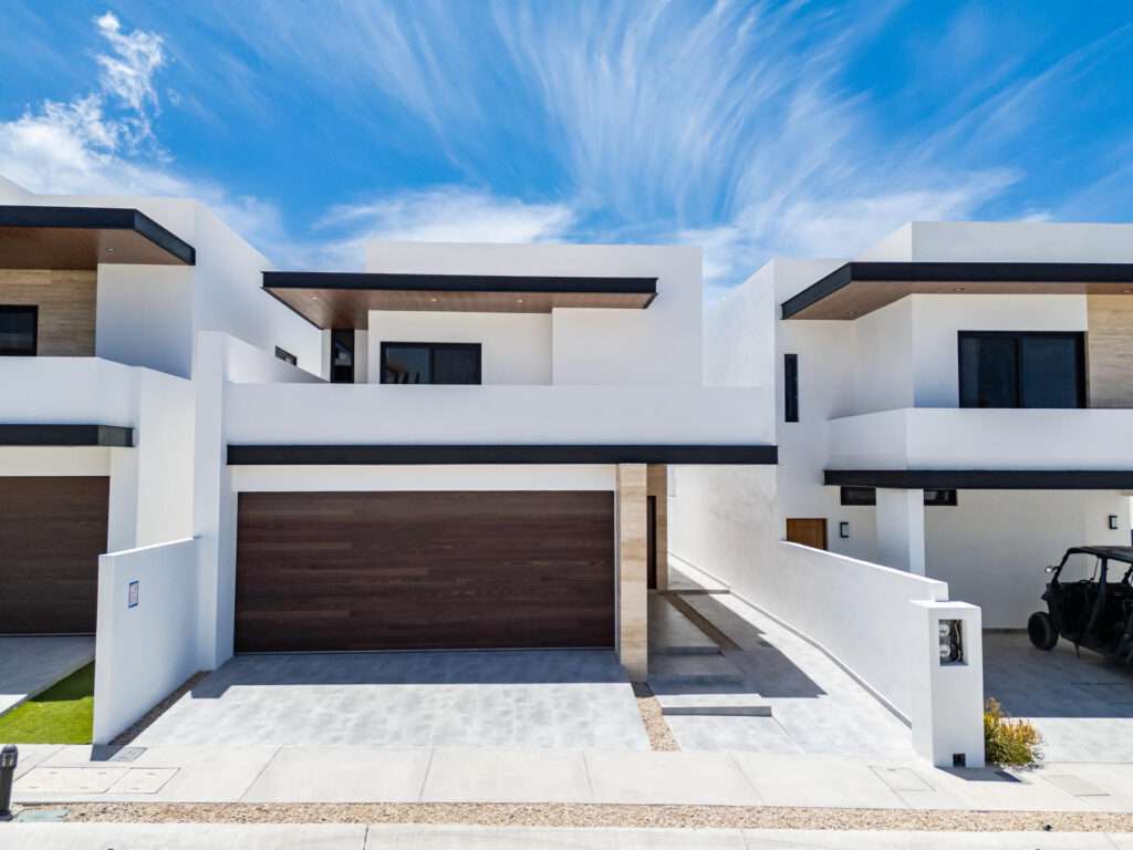 Cabo del Sol El Posito We are excited to introduce Casa Elisabeth, an amazing, newly constructed custom home in the private El Posito area of Todos Santos. Located just three rows back from the beach, this three-bedroom, three-full and two-half bathroom residence offers every amenity desired for a tropical paradise. The downstairs features an open-concept living room, dining room, and a fully stocked kitchen with brand-new appliances, including a dishwasher. The main floor also includes a laundry room and an outdoor water feature with a professionally designed rock wall. The principal bedroom downstairs offers a unique indoor/outdoor bathroom with two showers and an outdoor bathtub.Each of the three bedrooms includes an en-suite bathroom with double vanities. The upstairs bedroom features its own private furnished terrace and access to one of four large patios, complete with a bar area and outdoor furniture perfect for enjoying ocean sunsets. Additionally, a shaded third-floor observation deck provides panoramic ocean and mountain – Pitahaya Solara Del Mar Luxury Villa, Cabo Corridor, BS
