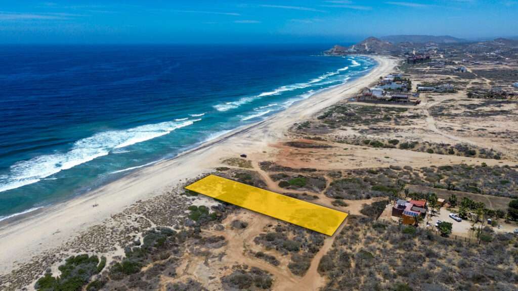 Cabo del Sol El Posito We are excited to introduce Casa Elisabeth, an amazing, newly constructed custom home in the private El Posito area of Todos Santos. Located just three rows back from the beach, this three-bedroom, three-full and two-half bathroom residence offers every amenity desired for a tropical paradise. The downstairs features an open-concept living room, dining room, and a fully stocked kitchen with brand-new appliances, including a dishwasher. The main floor also includes a laundry room and an outdoor water feature with a professionally designed rock wall. The principal bedroom downstairs offers a unique indoor/outdoor bathroom with two showers and an outdoor bathtub.Each of the three bedrooms includes an en-suite bathroom with double vanities. The upstairs bedroom features its own private furnished terrace and access to one of four large patios, complete with a bar area and outdoor furniture perfect for enjoying ocean sunsets. Additionally, a shaded third-floor observation deck provides panoramic ocean and mountain – South Cerritos Beachfront Lot, Pacific, Pacific, BS